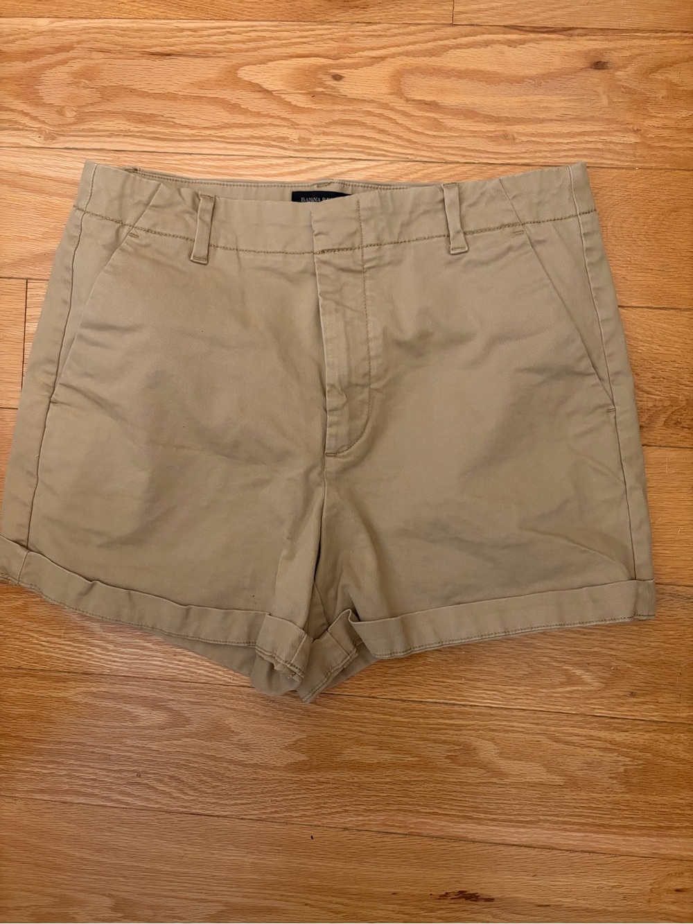 Banana Republic Tan Chino Bermuda Shorts